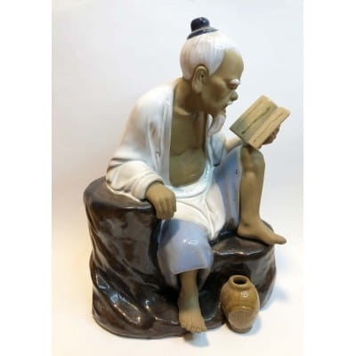 Statuette chinois, céramique, 20*25 cm. Très bon état